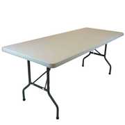 Atlas Commercial Products TitanPRO™ Plastic Folding Table, 6 Ft. x 30" Banquet PFT2-3072